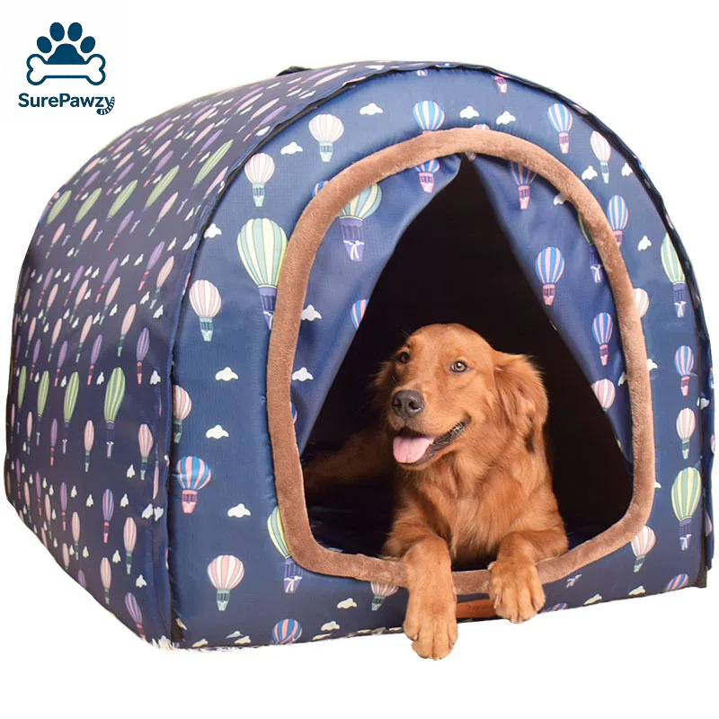 Wholesale Removable Washable House-Shaped Pet Bed – Warm Winter Dog House for Small & Large Breeds, Teddy & Bichon
